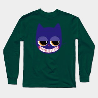 Ete the purplish cat and his sly look Long Sleeve T-Shirt